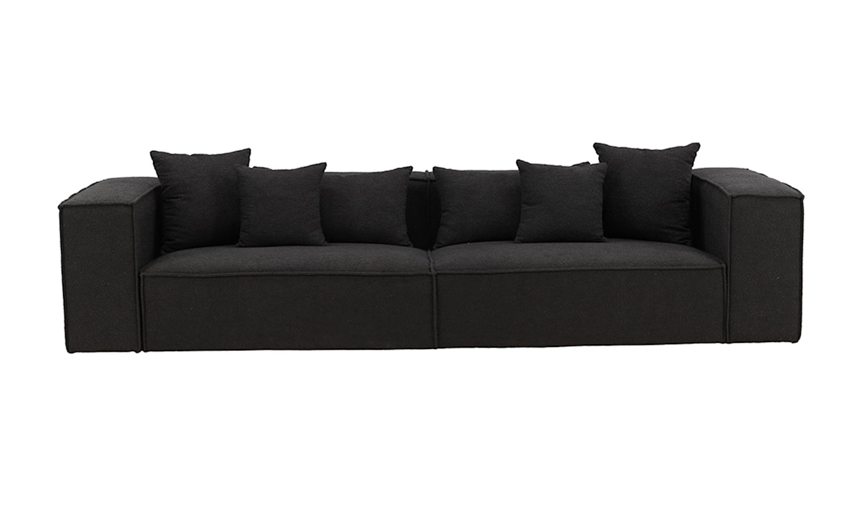 Sofa trzyosobowa Herolly 284 cm czarna 