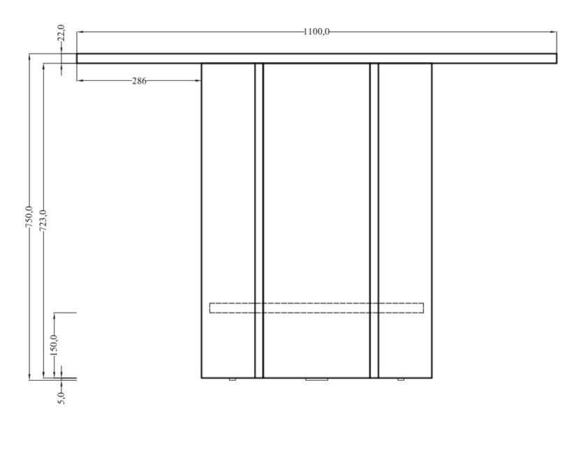 Stół Hexa 110 cm Cappuccino  - zdjęcie 4