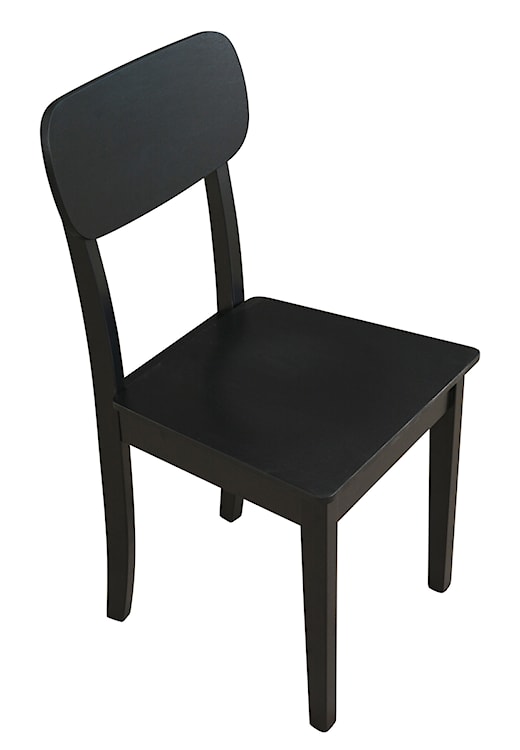Krzesło drewniane do jadalni Kellami czarne  - zdjęcie 2