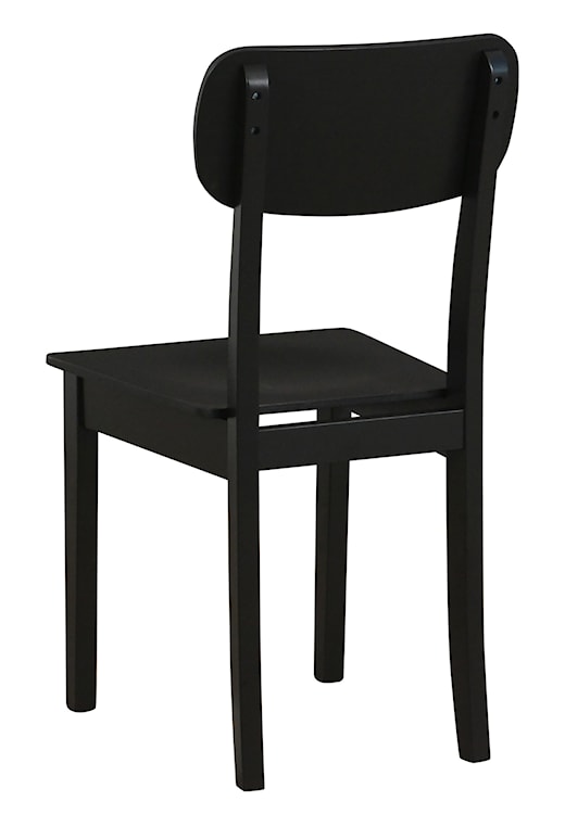 Krzesło drewniane do jadalni Kellami czarne  - zdjęcie 3