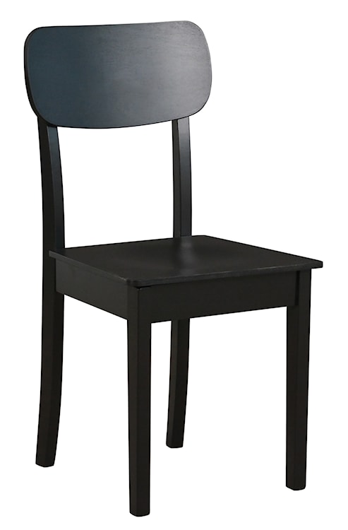 Krzesło drewniane do jadalni Kellami czarne 