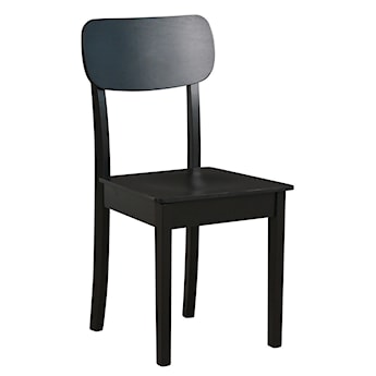 Krzesło drewniane do jadalni Kellami czarne