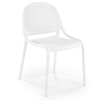Krzesło z tworzywa Daveric białe