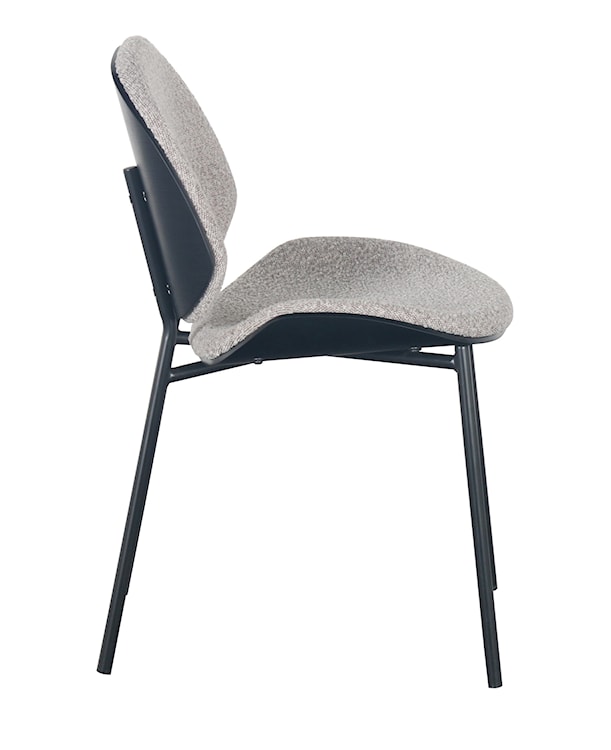 Krzesło tapicerowane Jazzlen boucle szary beż / jesion portland  - zdjęcie 3