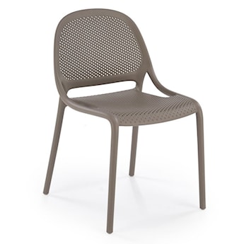 Krzesło z tworzywa Daveric khaki