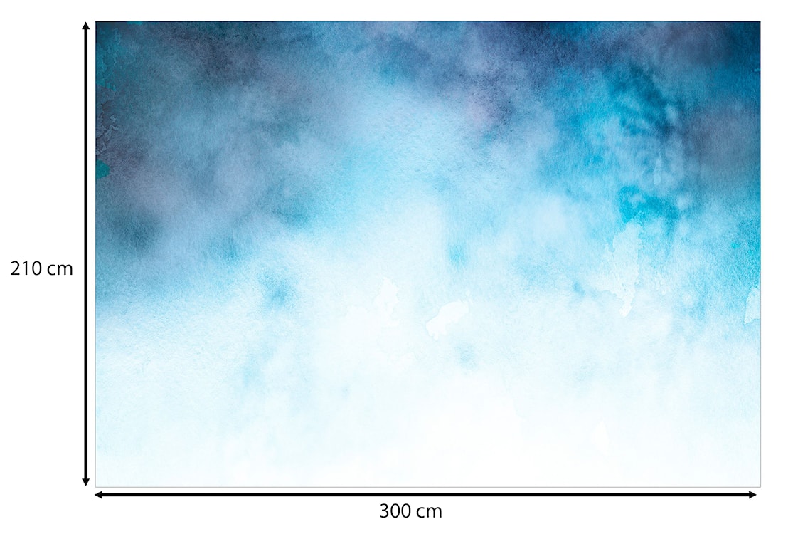 Fototapeta Kobaltowe chmury 300x210 cm  - zdjęcie 3