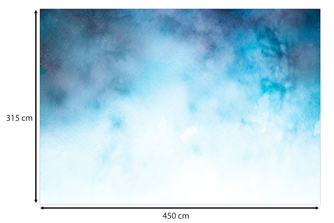Fototapeta Kobaltowe chmury 450x315 cm  - zdjęcie 3