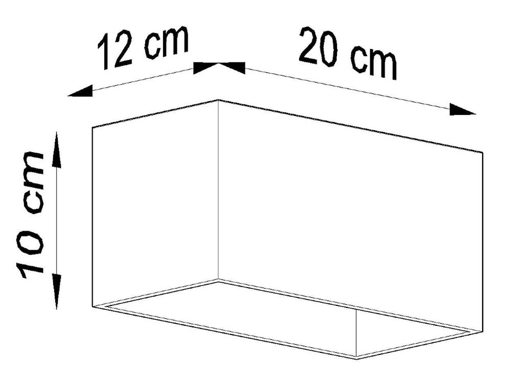 Kinkiet Kodie 20 cm biały  - zdjęcie 7