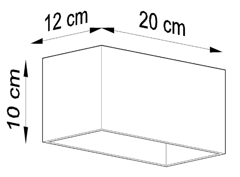 Kinkiet Kodie 20 cm czarny  - zdjęcie 6