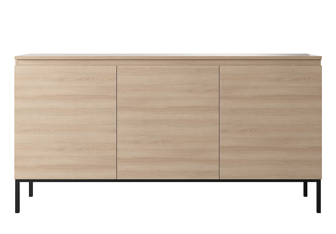 Komoda trzydrzwiowa Bemmi 150 cm Dąb Linberg  - zdjęcie 5