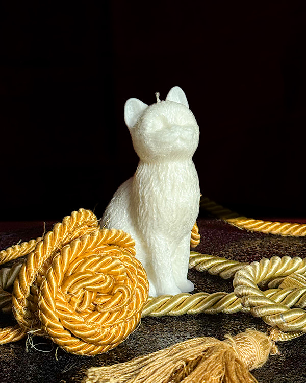 Świeca z wosku palmowego Kitty Cat 180 g  - zdjęcie 2