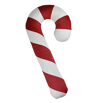 Poduszka XMAS 75 cm czerwona laska cukrowa