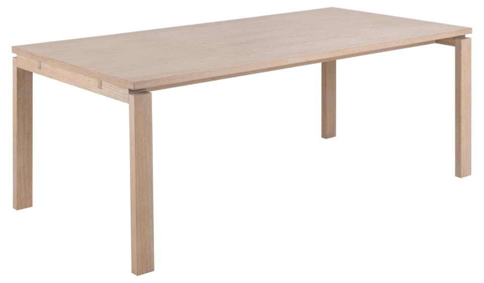 Stół do jadalni Lavirro drewniany dąb bielony 200 cm