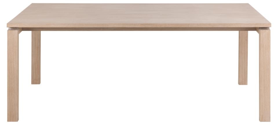 Stół do jadalni Lavirro drewniany dąb bielony 200 cm  - zdjęcie 2