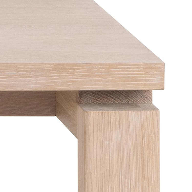 Stół do jadalni Lavirro drewniany dąb bielony 200 cm  - zdjęcie 3