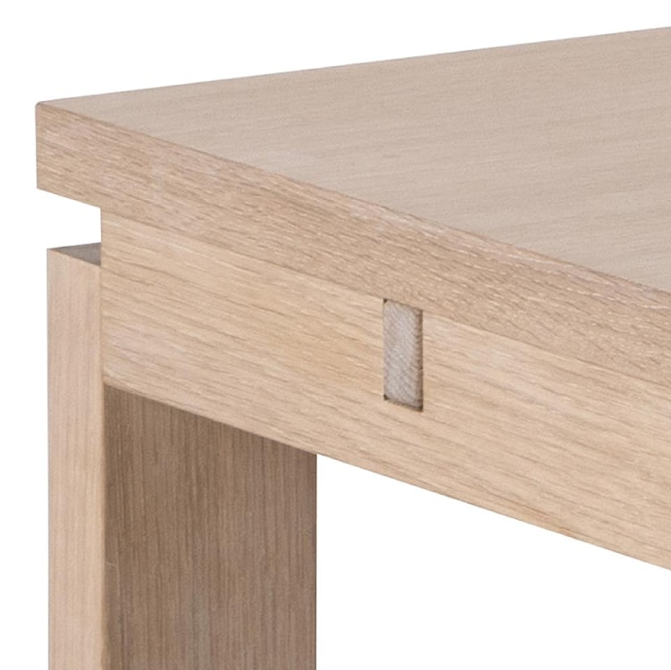 Stół do jadalni Lavirro drewniany dąb bielony 200 cm  - zdjęcie 4