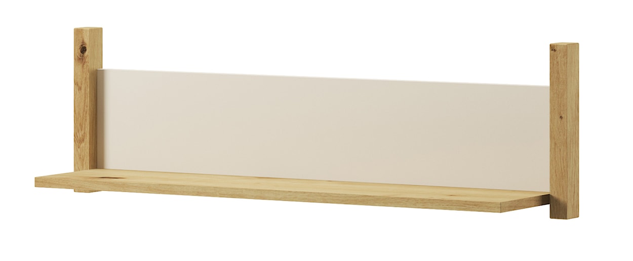 Półka wisząca Lenny 90 cm dąb artisan, beż, truflowy 