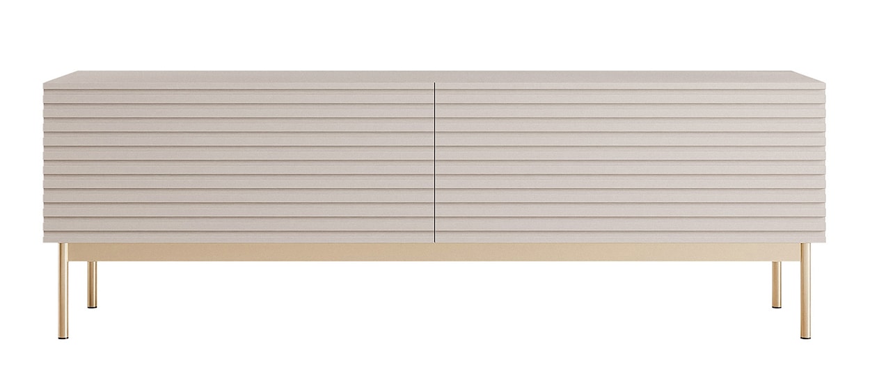 Szafka RTV Linearis 140 cm kaszmir  - zdjęcie 3