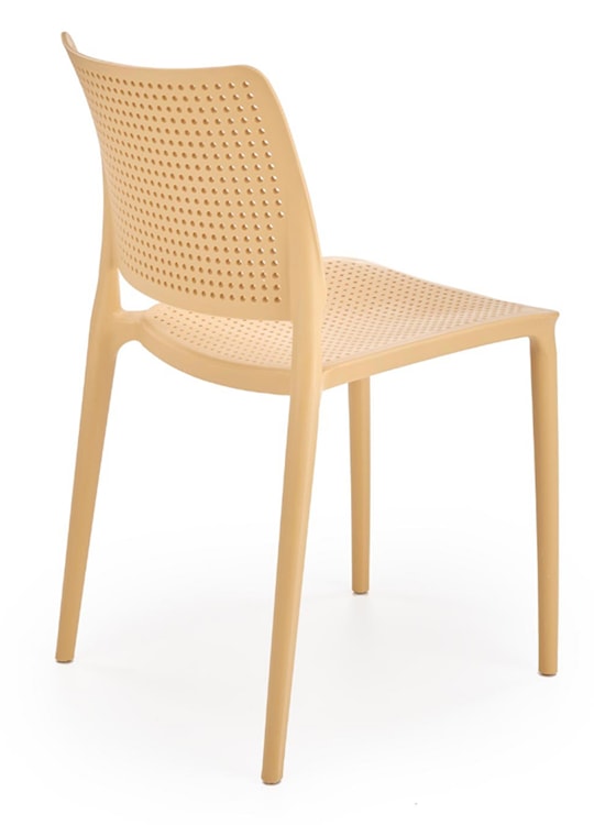 Krzesło z tworzywa Discyll pomarańczowy  - zdjęcie 7