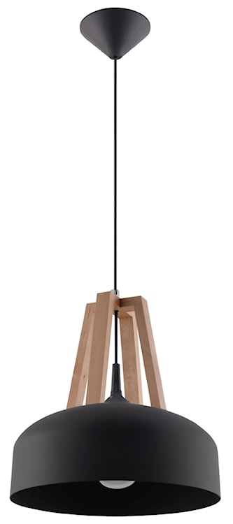 Lampa wisząca Mariflees średnica 30 cm czarna