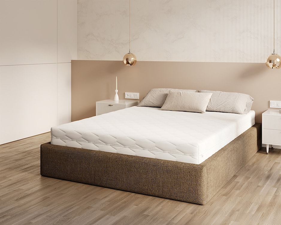 Materac piankowy 160x200 cm Pikolini z lateksem i kokosem dwustronny hipoalergiczny  - zdjęcie 3