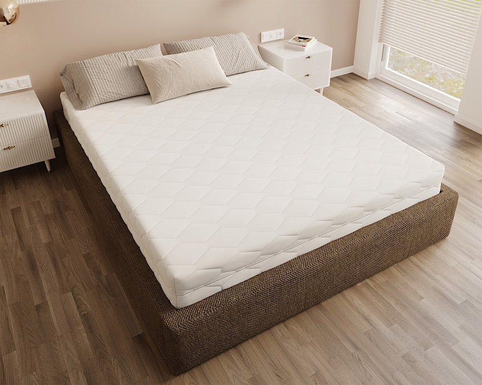 Materac piankowy 160x200 cm Pikolini z lateksem i kokosem dwustronny hipoalergiczny  - zdjęcie 5