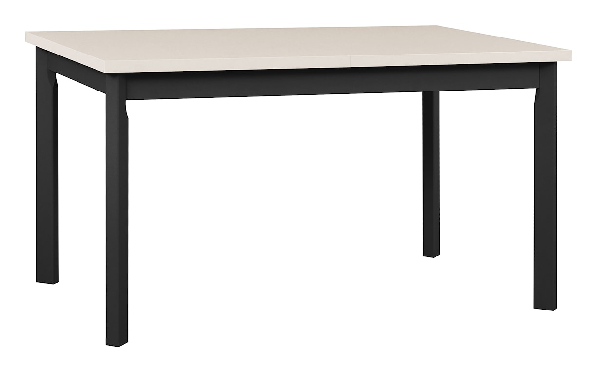 Stół drewniany do jadalni rozkładany Bantale 120-150x80 cm czarny/kaszmir 