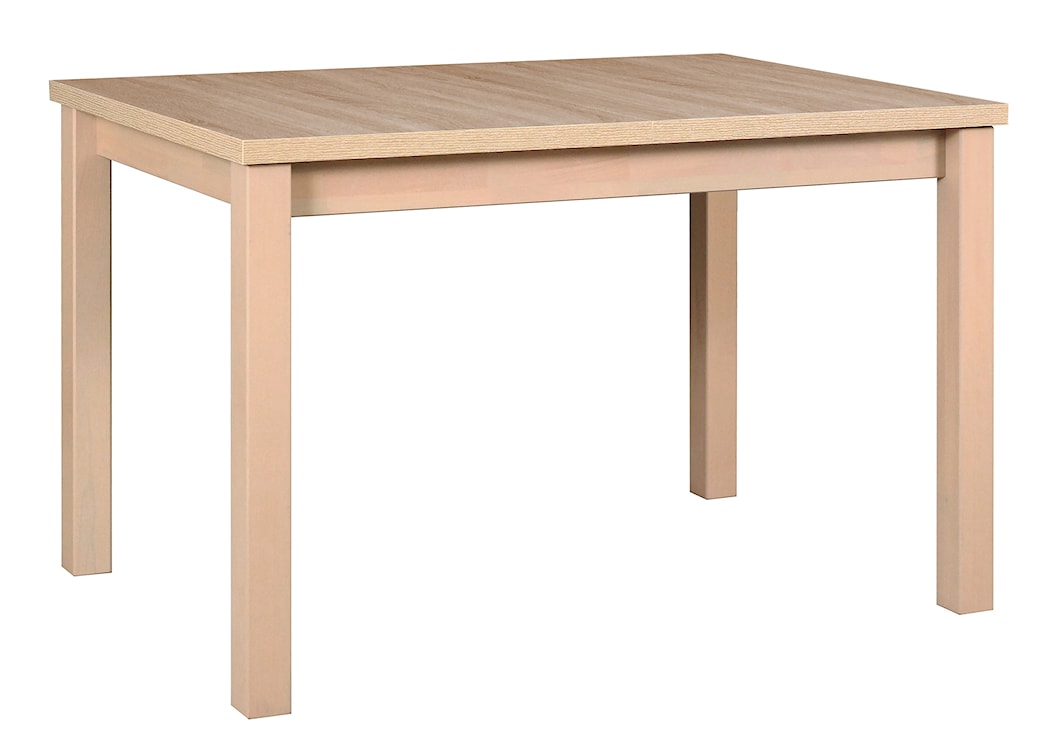 Stół drewniany do jadalni rozkładany Lirine 120-150x80 cm dąb sonoma 