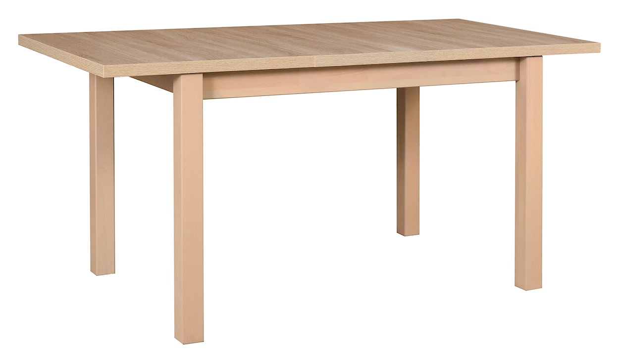 Stół drewniany do jadalni rozkładany Lirine 120-150x80 cm dąb sonoma  - zdjęcie 3