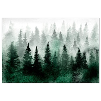 Obraz Mglisty las Skandynawii jednoczęściowy 90x60 cm szeroki