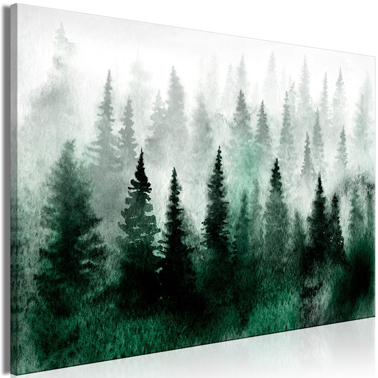 Obraz Mglisty las Skandynawii jednoczęściowy 90x60 cm szeroki  - zdjęcie 3