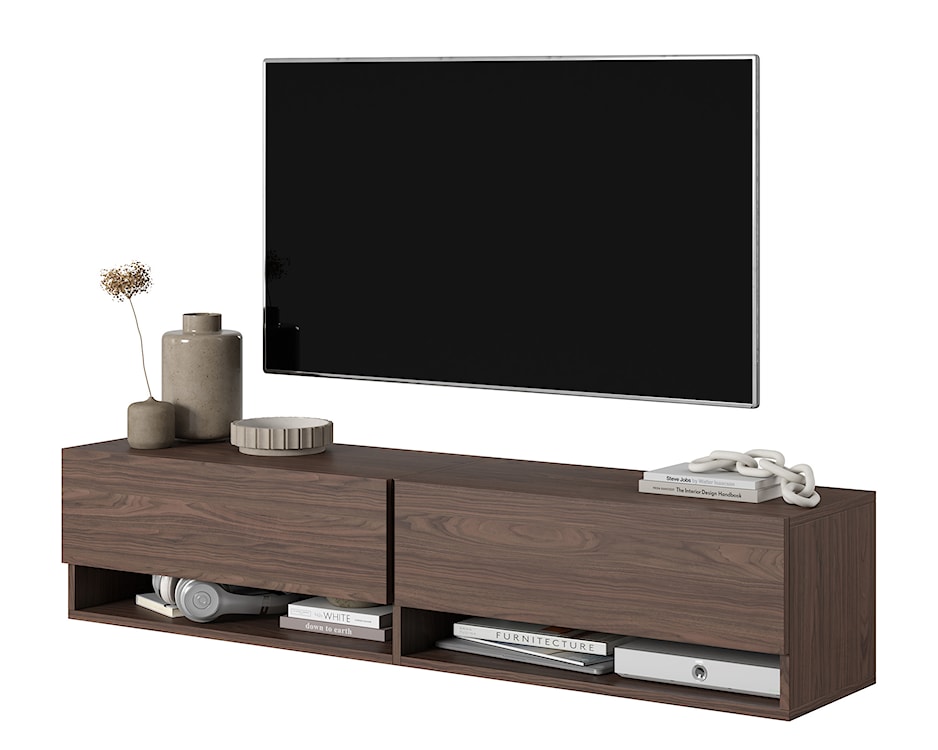 Szafka RTV Mirrgo 140 cm Orzech 