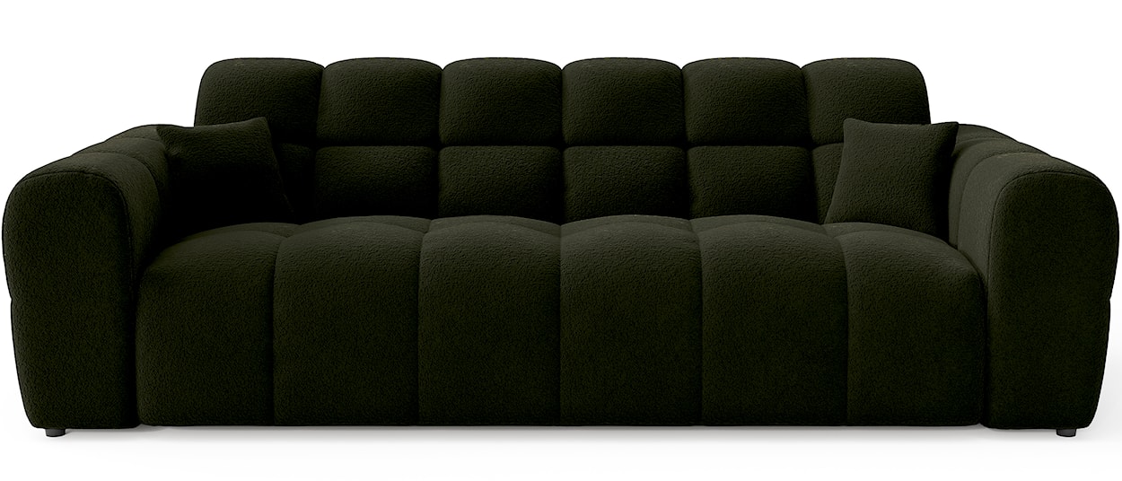 Sofa trzyosobowa Monti oliwkowa szenil 