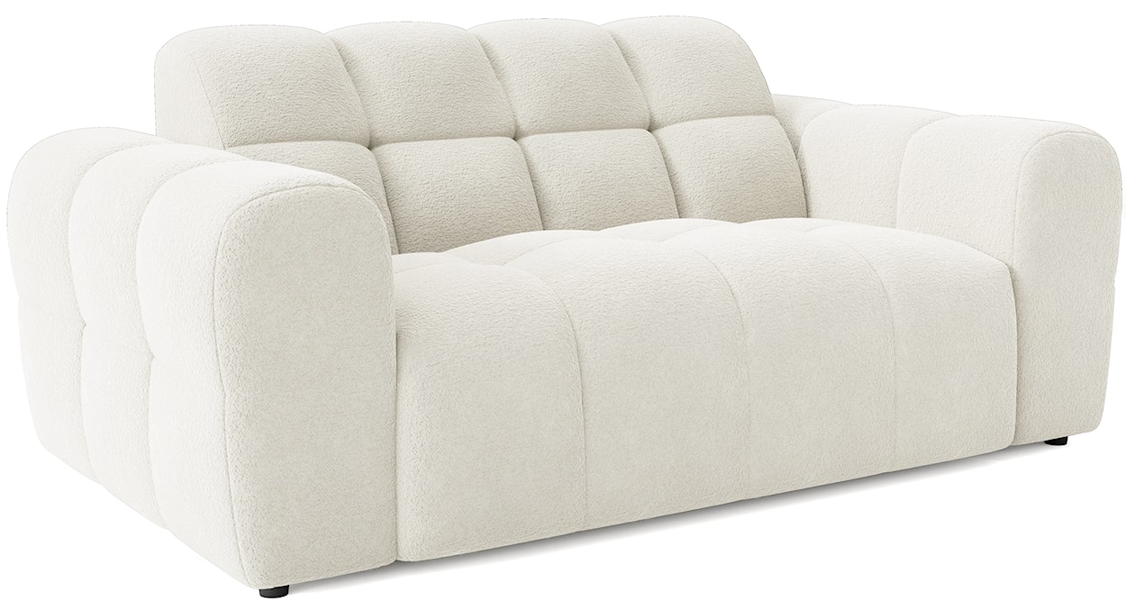 Sofa dwuosobowa Monti kremowa szenil  - zdjęcie 3