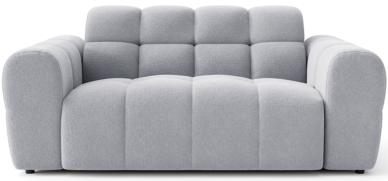 Sofa dwuosobowa Monti jasnoszara szenil 