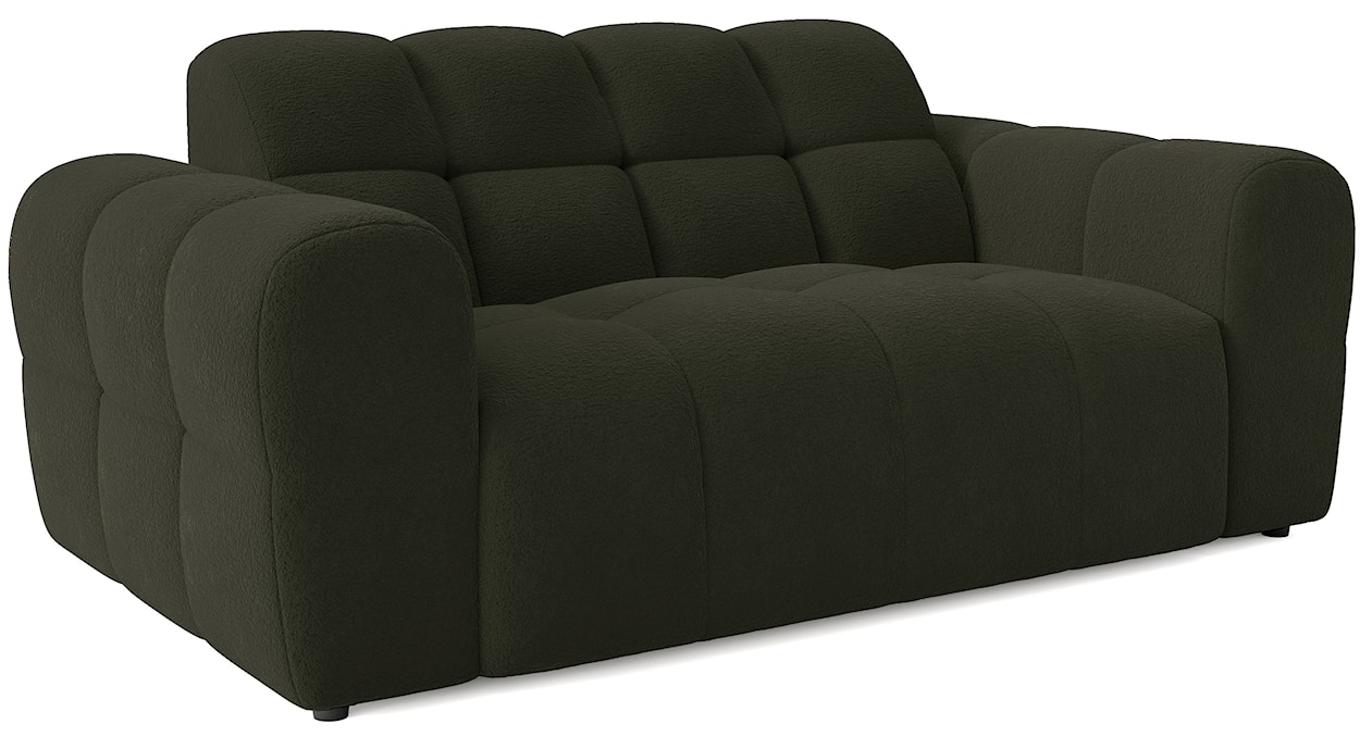 Sofa dwuosobowa Monti oliwkowa szenil  - zdjęcie 3