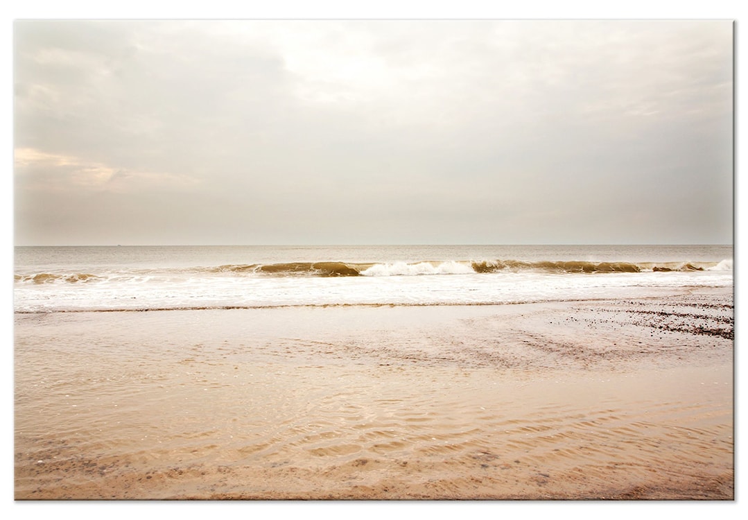 Obraz Morze po burzy jednoczęściowy 90x60 cm szeroki