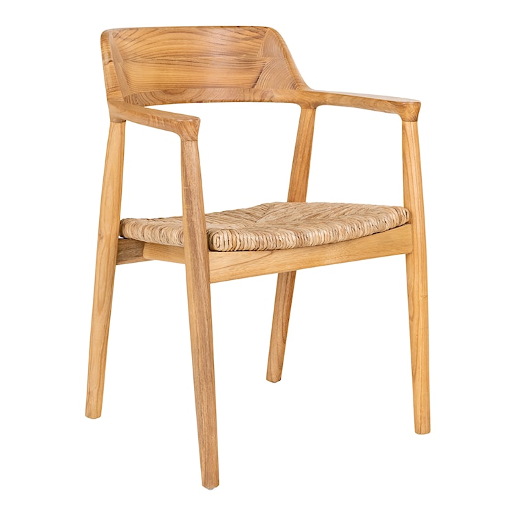 Krzesło drewniane Narhale naturalne boho