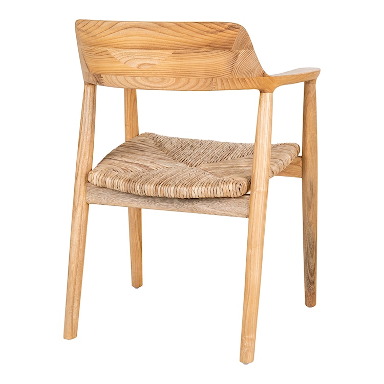 Krzesło drewniane Narhale naturalne boho  - zdjęcie 5