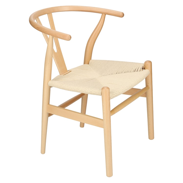 Krzesło drewniane Draak naturalne  - zdjęcie 7