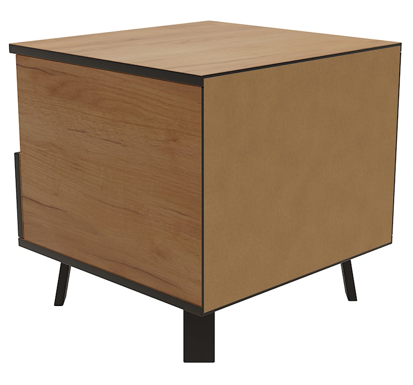 Szafka nocna Farropi 45x47 cm dąb craft złoty  - zdjęcie 4