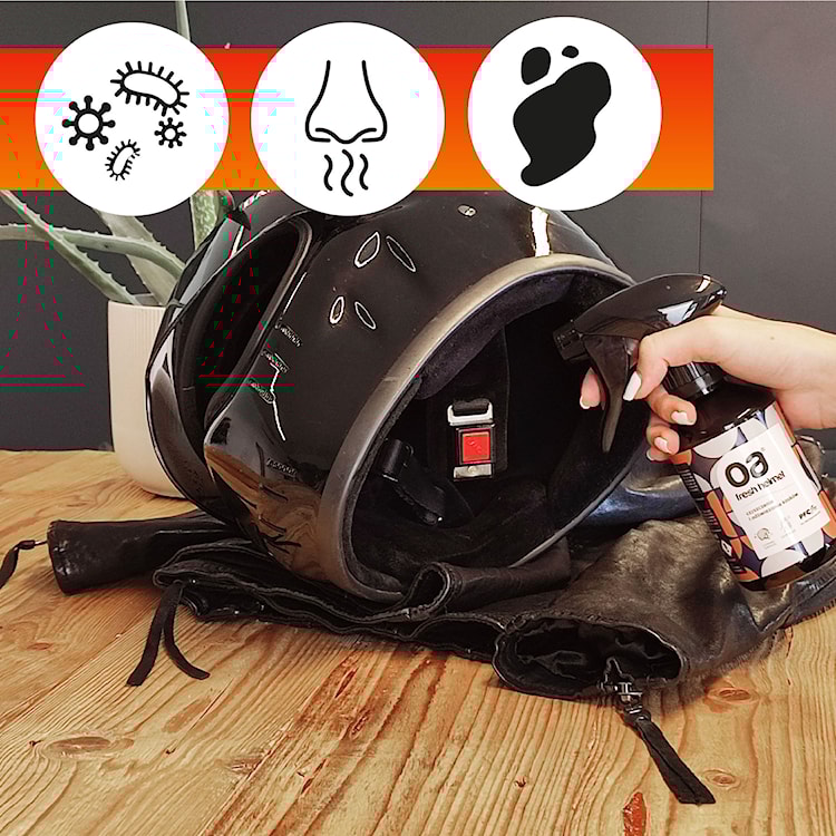 Płyn do czyszczenia i odświeżania kasków OA Fresh Helmet 250 ml  - zdjęcie 8