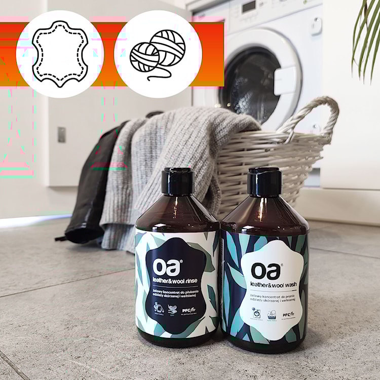 Żel do płukania wełny i skóry OA Leather & Wool Rinse 500 ml  - zdjęcie 10