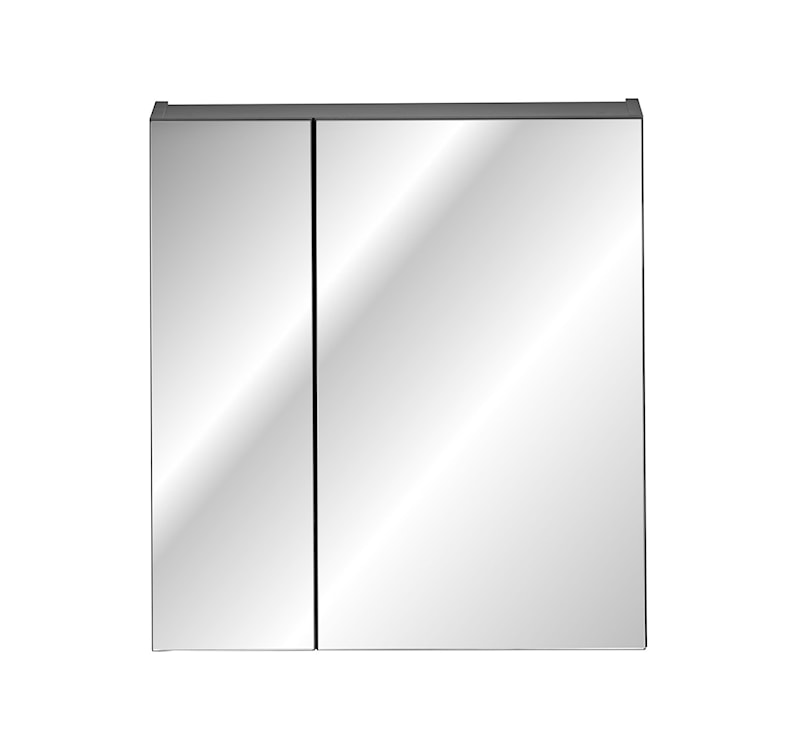 Szafka wisząca Olimmi z lustrem 60 cm czarna  - zdjęcie 5