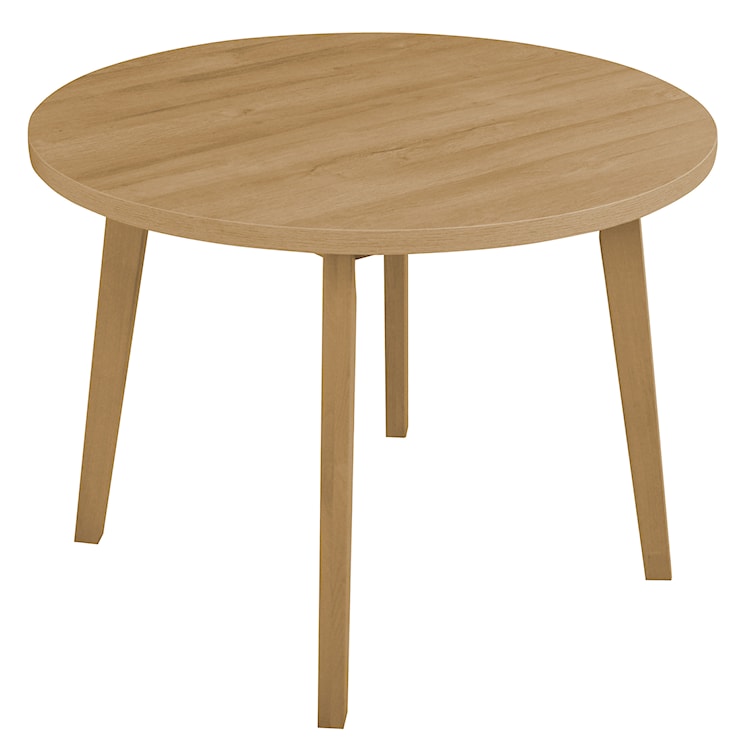 Stół drewniany do jadalni okrągły Cubari 100 cm dąb grandson  - zdjęcie 2