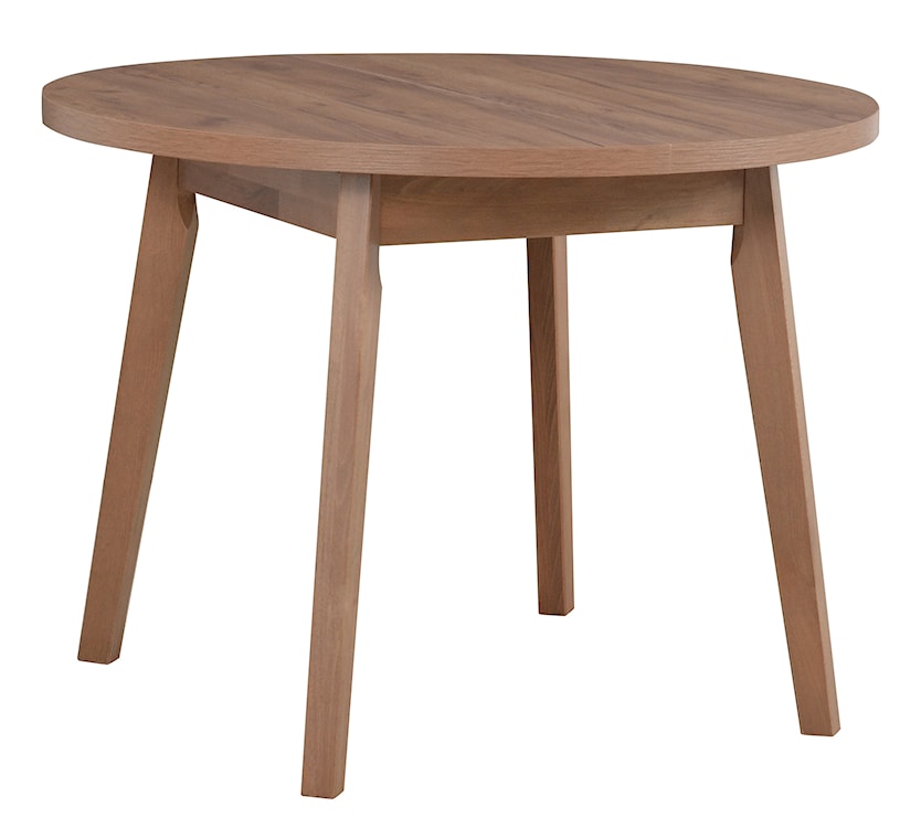 Stół drewniany do jadalni rozkładany Kigale 100-130x100 cm orzech jasny 