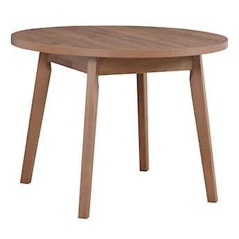 Stół drewniany do jadalni rozkładany Kigale 100-130x100 cm orzech jasny