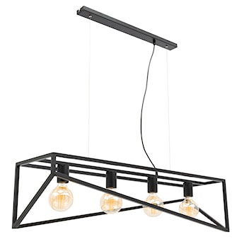 Lampa wisząca Outolic x4 czarna