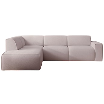 Narożnik Bouvi L-kształtny z boczkiem lewostronny beżowy boucle