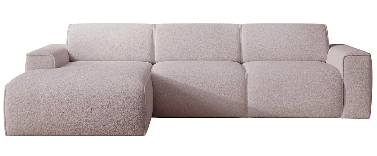 Narożnik Bouvi L-kształtny lewostronny beżowy boucle 